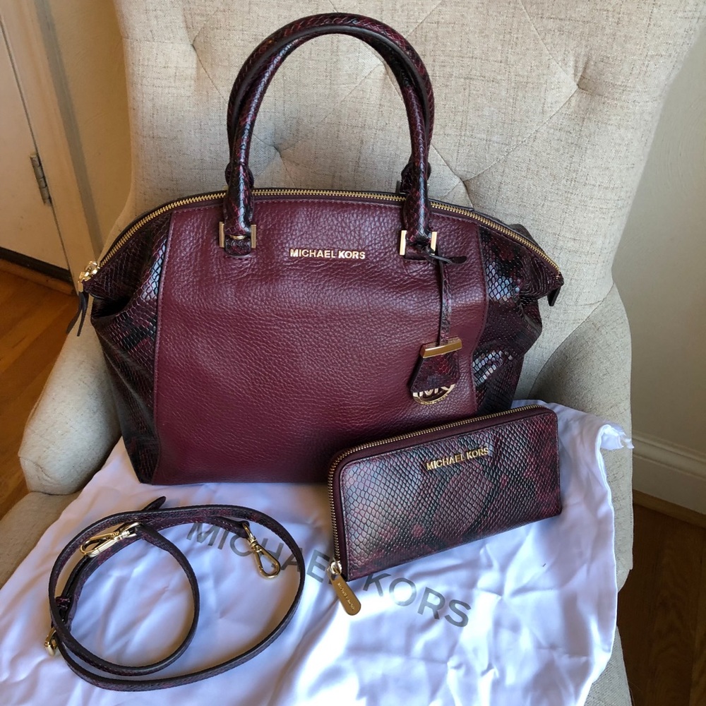 Michael Kors large Riley satchel & Wallet